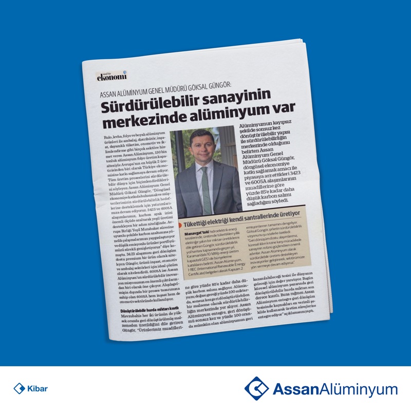 Sürdürülebilir Sanayinin Merkezinde Alüminyum Var