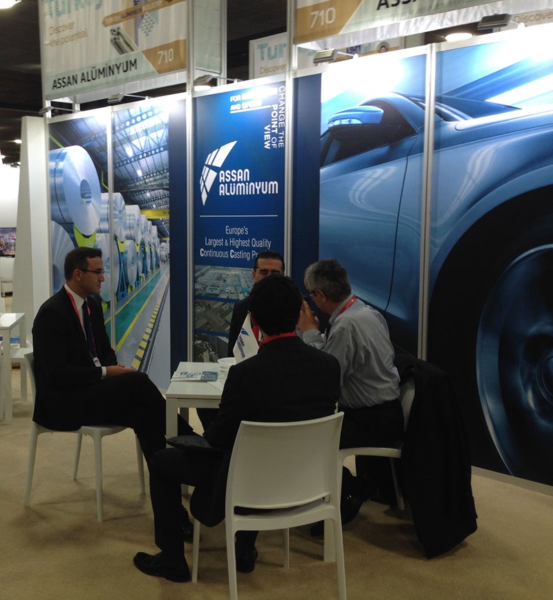 Assan Alüminyum, “Aluminum USA 2015” Fuarına Katılım Sağladı