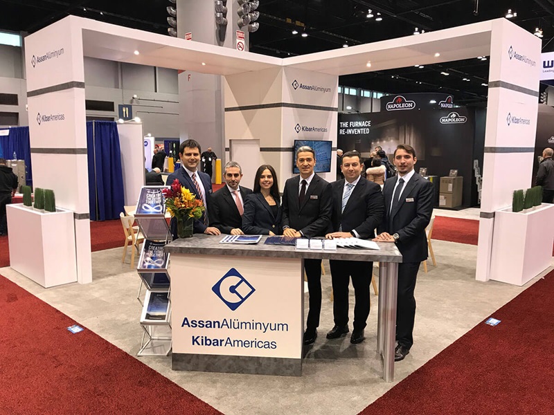 Assan Alüminyum Amerika’daki Faaliyetlerine AHR Expo Fuarıyla Devam Ediyor