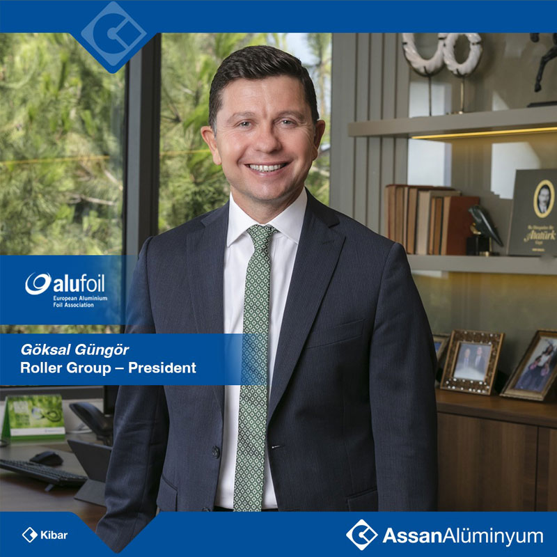 Avrupa Alüminyum Folyo Birliği'nin Yassı Alüminyum Üreticileri Grubu yeni Başkanı Göksal Güngör