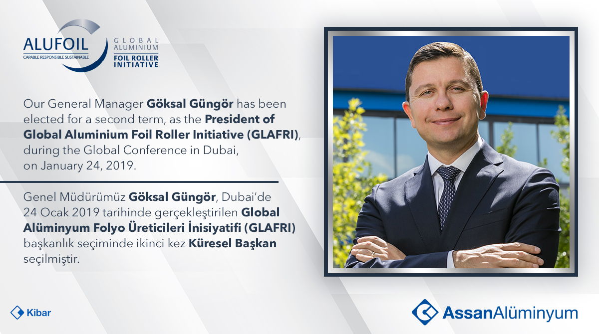 Our General Manager Göksal Güngör has been elected for a second term, as the President of GLAFRI.