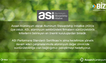 Assan Alüminyum has become a member of the Aluminum Stewardship Initiative (ASI)