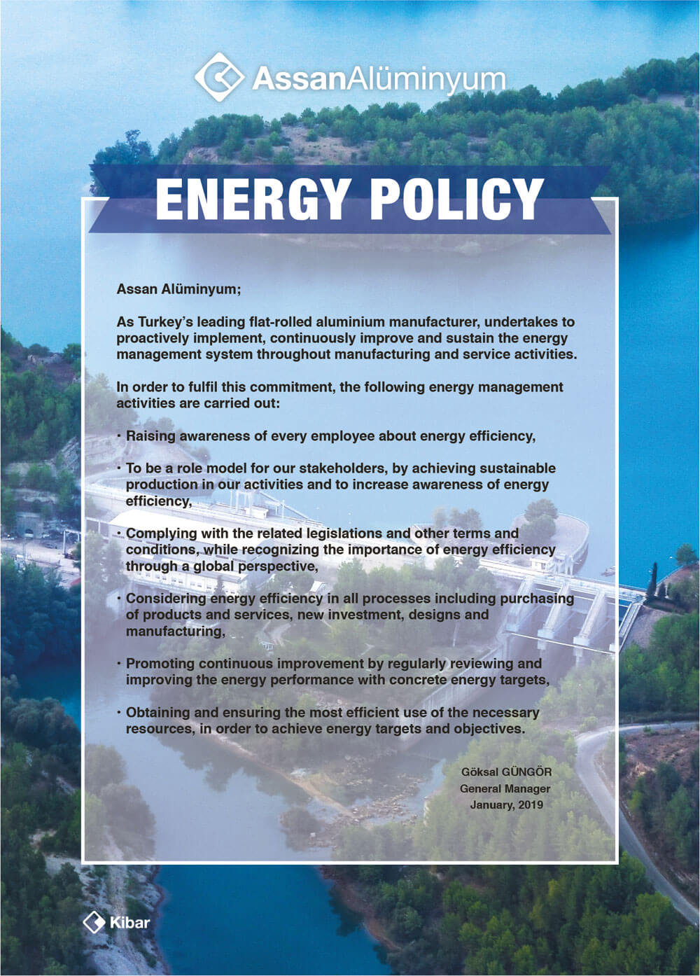 Assan Aluminyum Energy Policy