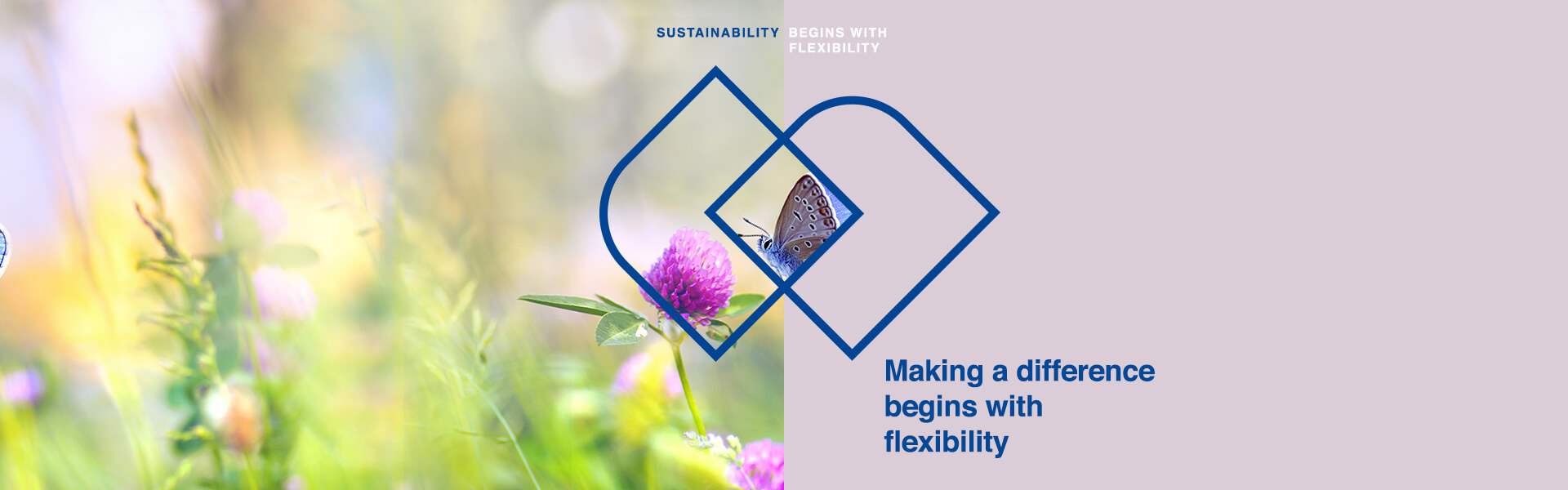 Sustainability begins with flexibility